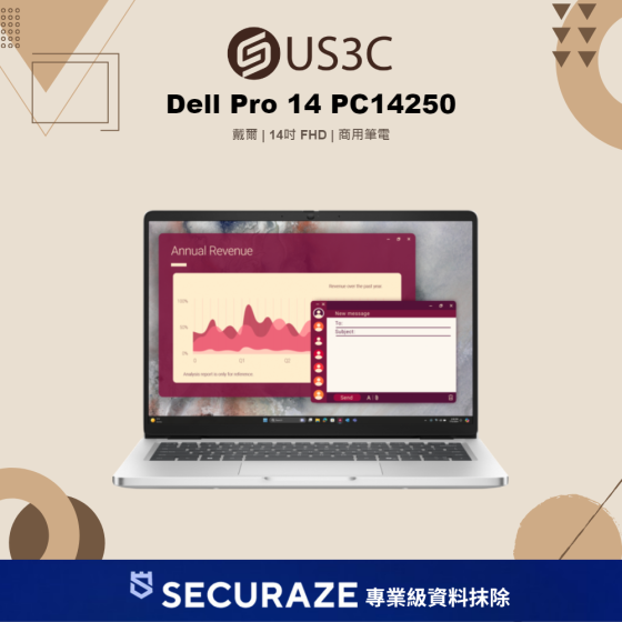 二手 Dell 戴爾 Pro 14 PC14250 14吋 Ultra 5 235U 16G 512G — USD 智選嚴選